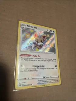 Cinccino SV094/SV122 Shining Fates: Shiny Vault Holo Pokemon - Image 3