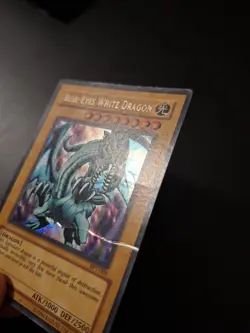 Yu-Gi-Oh Blue-Eyes White Dragon BPT-009 HP + SDBE-EN001 1st Edition LP-MP - Image 4