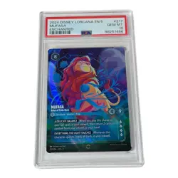 Disney Lorcana EN5 Enchanted Mufasa - Ruler of Pride Rock #217 PSA 10 - Image 1