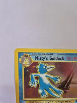 Pokemon TCG Misty's Golduck Gym Challenge Holo Rare Card 12/132 Near Mint - Image 2