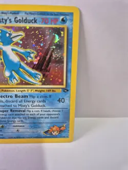 Pokemon TCG Misty's Golduck Gym Challenge Holo Rare Card 12/132 Near Mint - Image 4