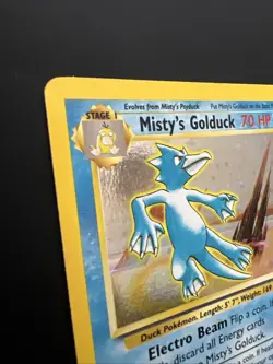 Pokemon TCG Misty's Golduck Gym Challenge Holo Rare Card 12/132 - Image 4