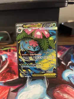 Mega Venusaur EX 155/108 Evolutions Ultra Rare Full Art Holo Pokemon TCG Card - Image 1