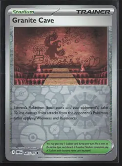Pokemon TCG Destined Rivals - 166/182 Granite Cave Stadium - Reverse Holo - Image 1