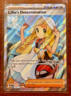 Lillie's Determination 169/132 Me01: Mega Evolution Holo- Pokemon Card - Image 1
