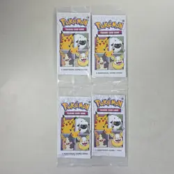 2021 Pokemon TCG General Mills 25th Anniversary 3 Card Pack Lot of 4 Sealed - Image 1