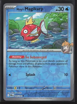 Pokemon TCG Destined Rivals - 048/182 Misty's Magikarp- Reverse Holo NM - Image 1