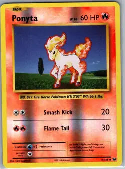 Ponyta 19/108 Reverse Holo XY - Evolutions - Pokemon Card - NM - Image 1