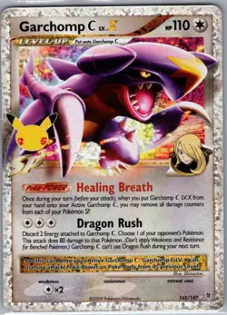 Garchomp C LV.X 145/147 Celebrations: Classic Collection - Pokemon Card - NM - Image 1