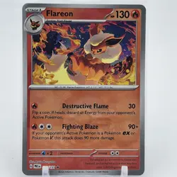 Flareon - 013/131 - Pokeball Holo - Prismatic Evolutions - Pokemon Card - NM/M - Image 1