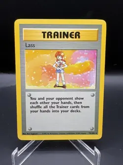 Lass - 75/102 - Rare Non-Holo WOTC TCG—Base Set Pokemon Card NM - Image 1