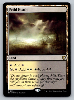 Fetid Heath R 0372 Secrets of Strixhaven Regular - Image 1