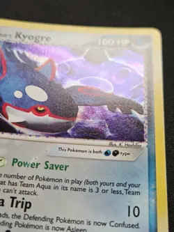 Team Aqua's Kyogre 3/95 Holo Rare EX Team Aqua Vs Team Magmar 2004 HP - Image 4