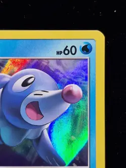 Pokemon Card Popplio SM03 Black Star Promo Sun & Moon Holo Rare Near Mint - Image 3