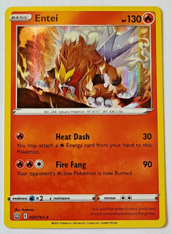 Pokemon TCG: Entei Battle Styles #020/163 Holo MINT - Image 1