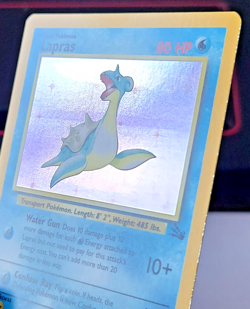 Pokemon TCG: Lapras Fossil #10/62 Holo Near Mint (NM) - Image 3