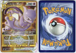 Mewtwo VSTAR 086/078 Secret Rare Pokemon GO Pokemon NM - Image 1