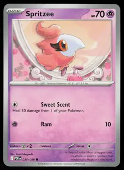 Spritzee 035/088 Common Perfect Order Pokemon Near Mint - Image 1