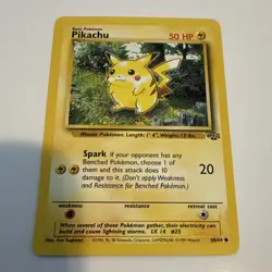 Nintendo Pikachu 60/64 Jungle 1999 Common Unlimited Regular English 50HP - Image 1