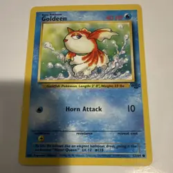 Wizards of the Coast Goldeen 53/64 Jungle 1999 Common Regular 40 HP Unlimited - Image 2