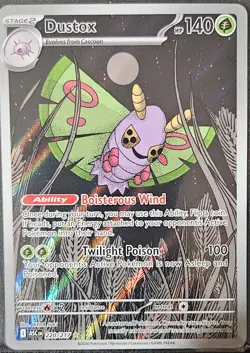 Pokemon TCG Dustox 220/217 Ascended Heroes Illustration Rare Near Mint Condition - Image 1
