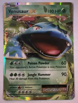 Pokemon TCG Venusaur EX 1/108 Evolutions Holo - Image 1