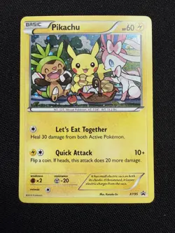 Pokemon Pikachu XY95 Black Star Promo Holo - Image 1