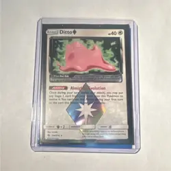 Pokemon Ditto Prism Star Holo 154/214 Sm-Lost Thunder 40 HP Shapeshifter - Image 1