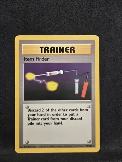 Vintage Pokemon TCG - Base Set - Item Finder 74/102 Regular: NM - Image 1
