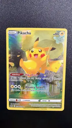 Pikachu GG30/GG70 Crown Zenith: Galarian Gallery Holo Pokemon NM - Image 1