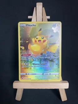 Pokemon TCG Near Mint Pikachu GG30/GG70 Holo Rare Crown Zenith Galarian Gallery - Image 1