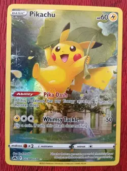 Pokemon TCG Pikachu Crown Zenith: Galarian Gallery Gg30/Gg70 Holo Holo Rare - Image 1