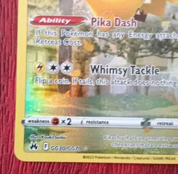 Pokemon TCG Pikachu Crown Zenith: Galarian Gallery Gg30/Gg70 Holo Holo Rare - Image 4