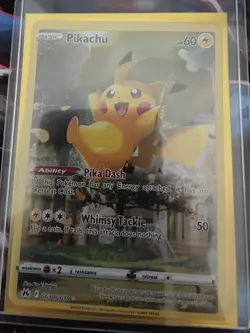 Pokemon TCG Pikachu Crown Zenith: Galarian Gallery Gg30/Gg70 Holo Holo Rare - Image 1