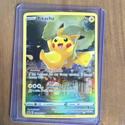 Pokemon Pikachu GG30/GG70 Crown Zenith Galarian Gallery Holo Ultra Rare - Image 1