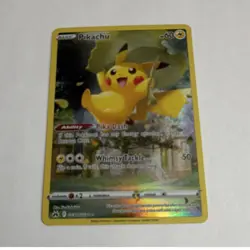 Pokemon Pikachu Ultra Rare Holo GG30/GG70 Crown Zenith Galarian Gallery - Image 1