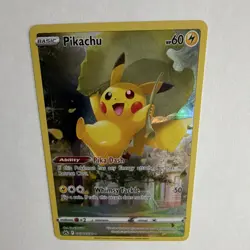 Pokemon Pikachu Ultra Rare Holo GG30/GG70 Crown Zenith Galarian Gallery - Image 2