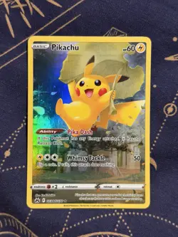 Pokemon TCG Pikachu Crown Zenith: Galarian Gallery GG30/GG70 Holo Rare - Image 1