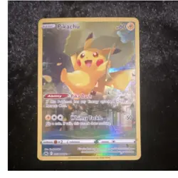 Pokemon Pikachu Ultra Rare Holo Ability GG30/GG70 Crown Zenith Galarian Gallery - Image 1