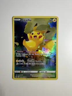 Pokemon Pikachu GG30/GG70 Ultra Rare Holo Crown Zenith Galarian Gallery 60 HP - Image 1