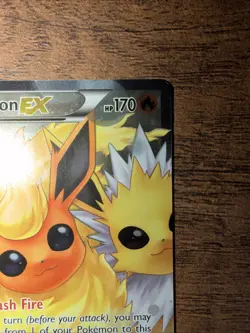 Pokemon TCG Flareon EX Generations Ultra Rare Full Art Holo Card RC28/RC32 NM ⭐ - Image 3