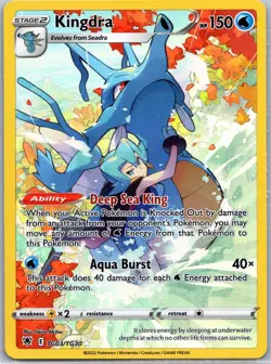 Kingdra TG03/TG30 Holo Astral Radiance Trainer Gallery Pokemon NM - Image 1