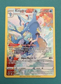 Pokemon TCG Astral Radiance Kingdra Trainer Gallery Holo Card TG03/TG30 - NM - Image 1