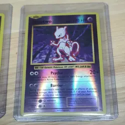 Pokemon TCG XY Evolutions Holo Mew 53/108 & Mewtwo 51/108 2-Card Lot EN - Image 4