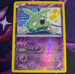 Pokemon Card - Trubbish Dragons Exalted 53/124 Reverse Holo Common - Image 1