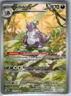 Nidoking 174/165 SV: Scarlet & Violet 151 - Pokemon Card - NM - Image 1
