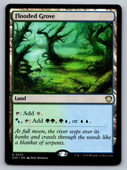 Flooded Grove R 0373 Secrets of Strixhaven Regular - Image 1