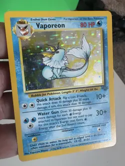 Wizards Pokemon TCG Jungle Holo Lot Vaporeon 12/64 Jolteon 4/64 Flareon - Image 4