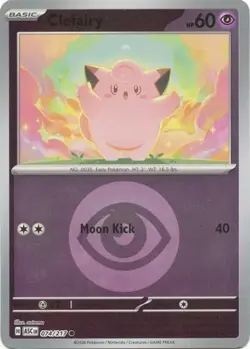 2x Clefairy (Energy Symbol Pattern, #074/217) - Rever Ascended Heroes NM Pokemon - Image 1