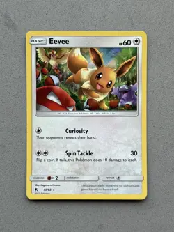 Eevee 48/68 Holo Rare - 2019 Pokemon Hidden Fates NM - LP - Image 2